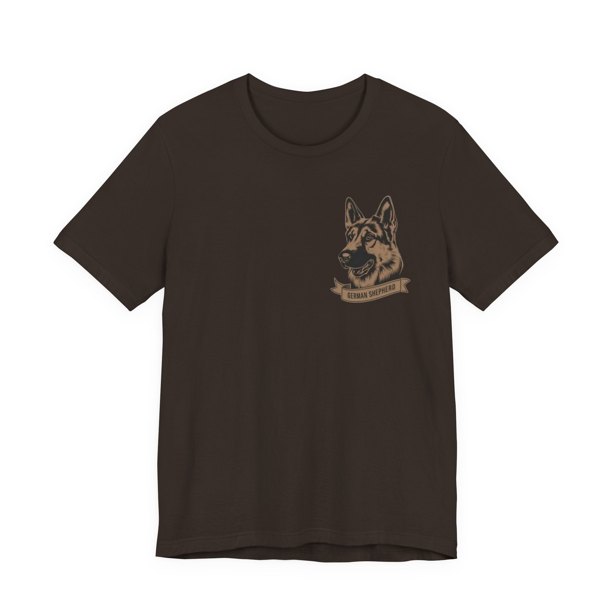 German Shepherd Portrait Tee — "Best Friend" Vintage Dog T-Shirt