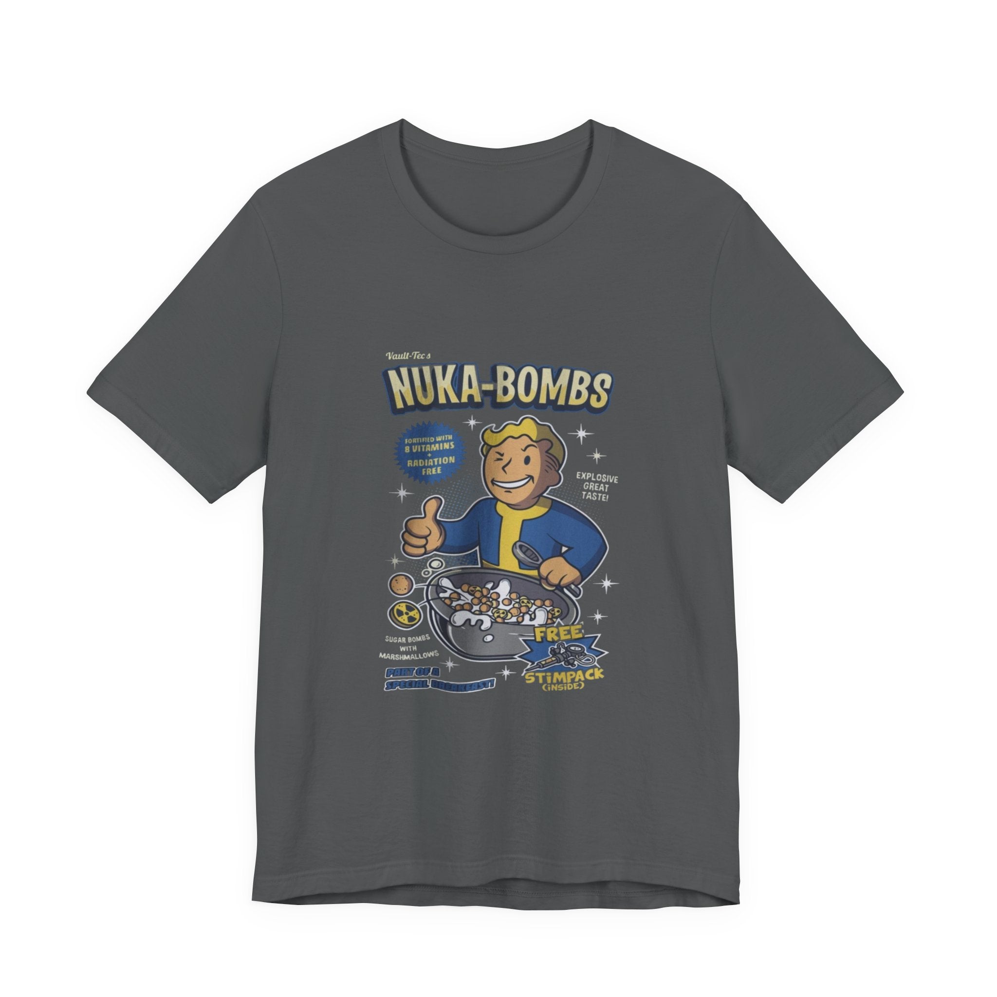 Vault Boy Nuka-Bombs Retro Gamer T‑Shirt, Fallout tee