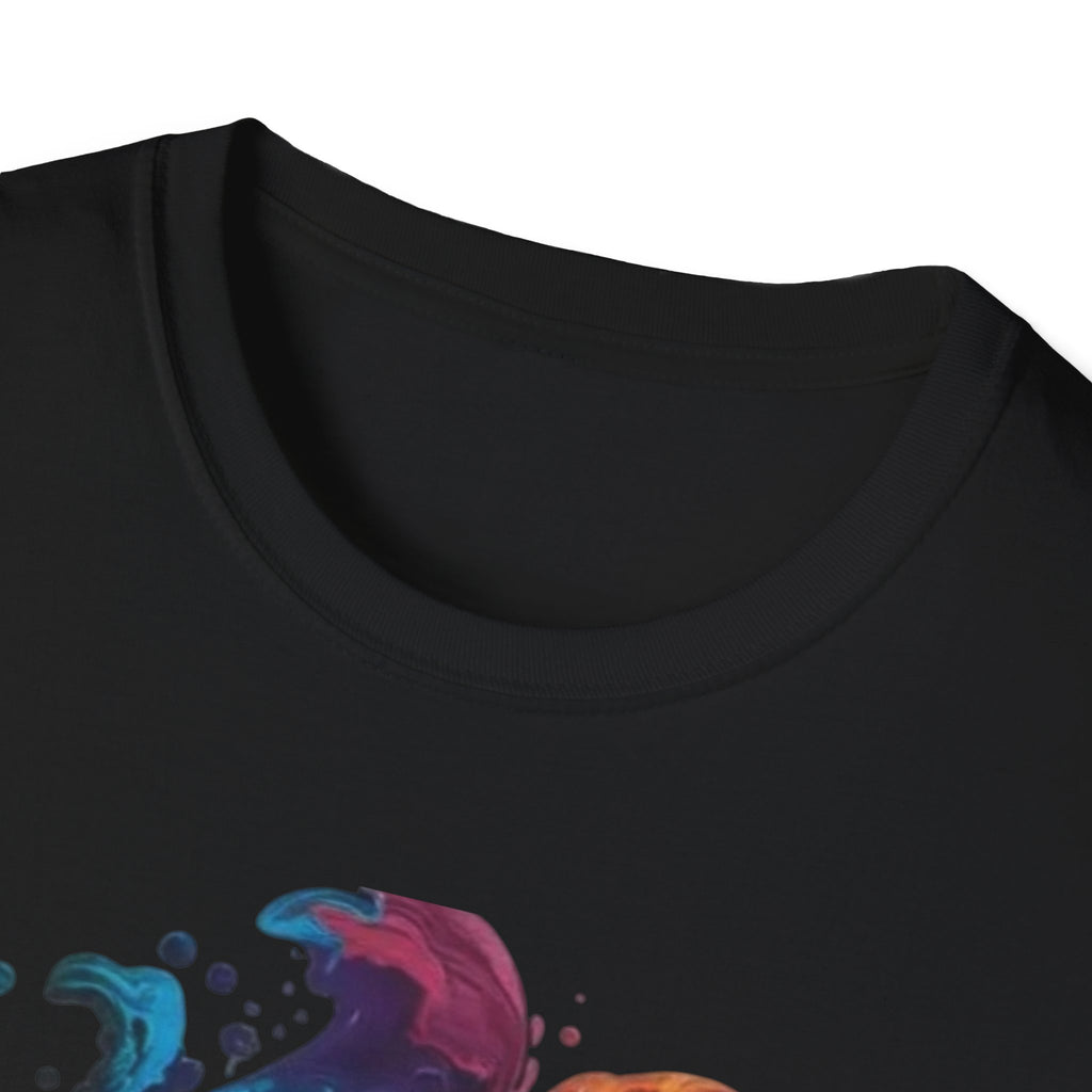 Koi Fish Watercolor T-Shirt — Vibrant Zen Aquarium Graphic Tee