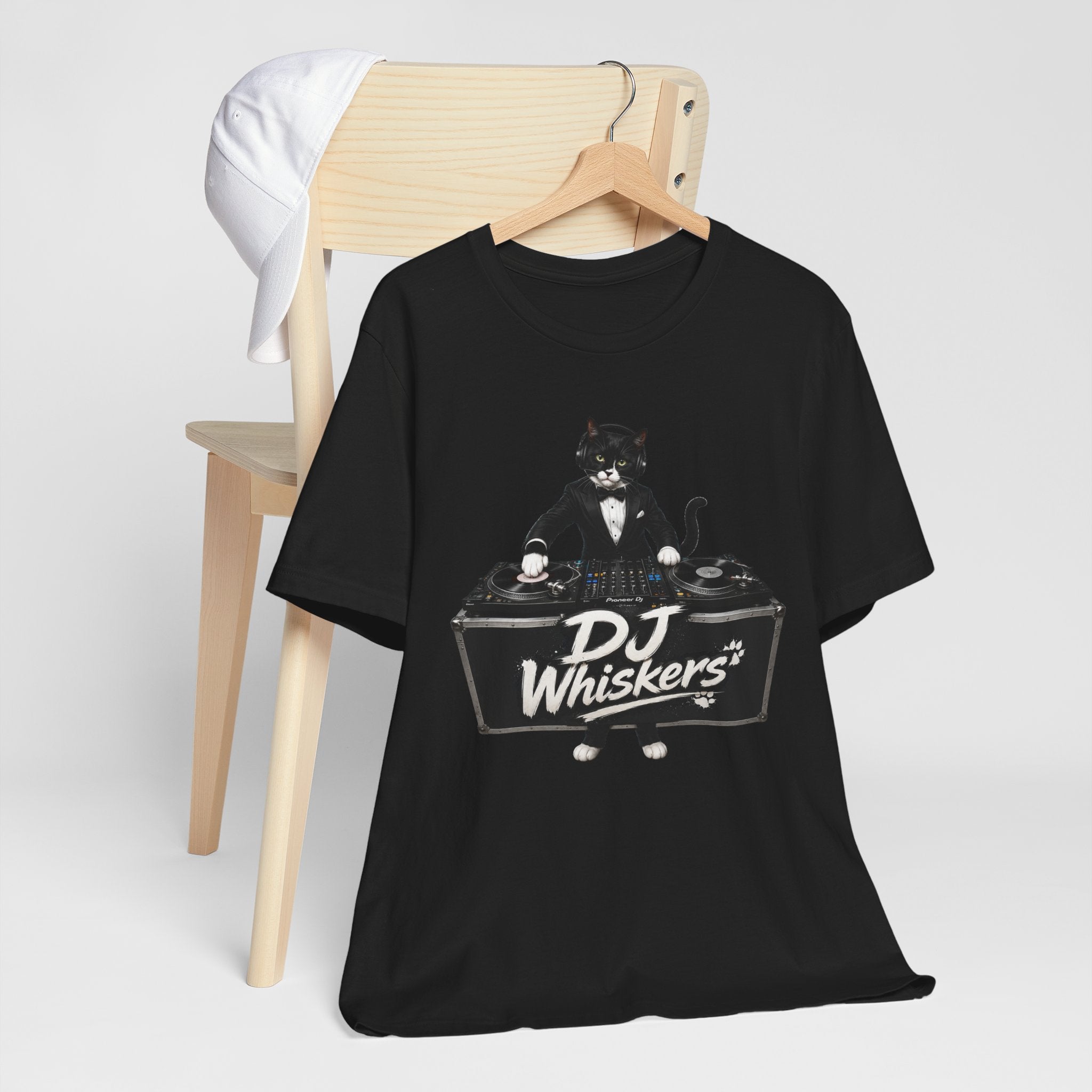 DJ Whiskers Cat DJ T-Shirt
