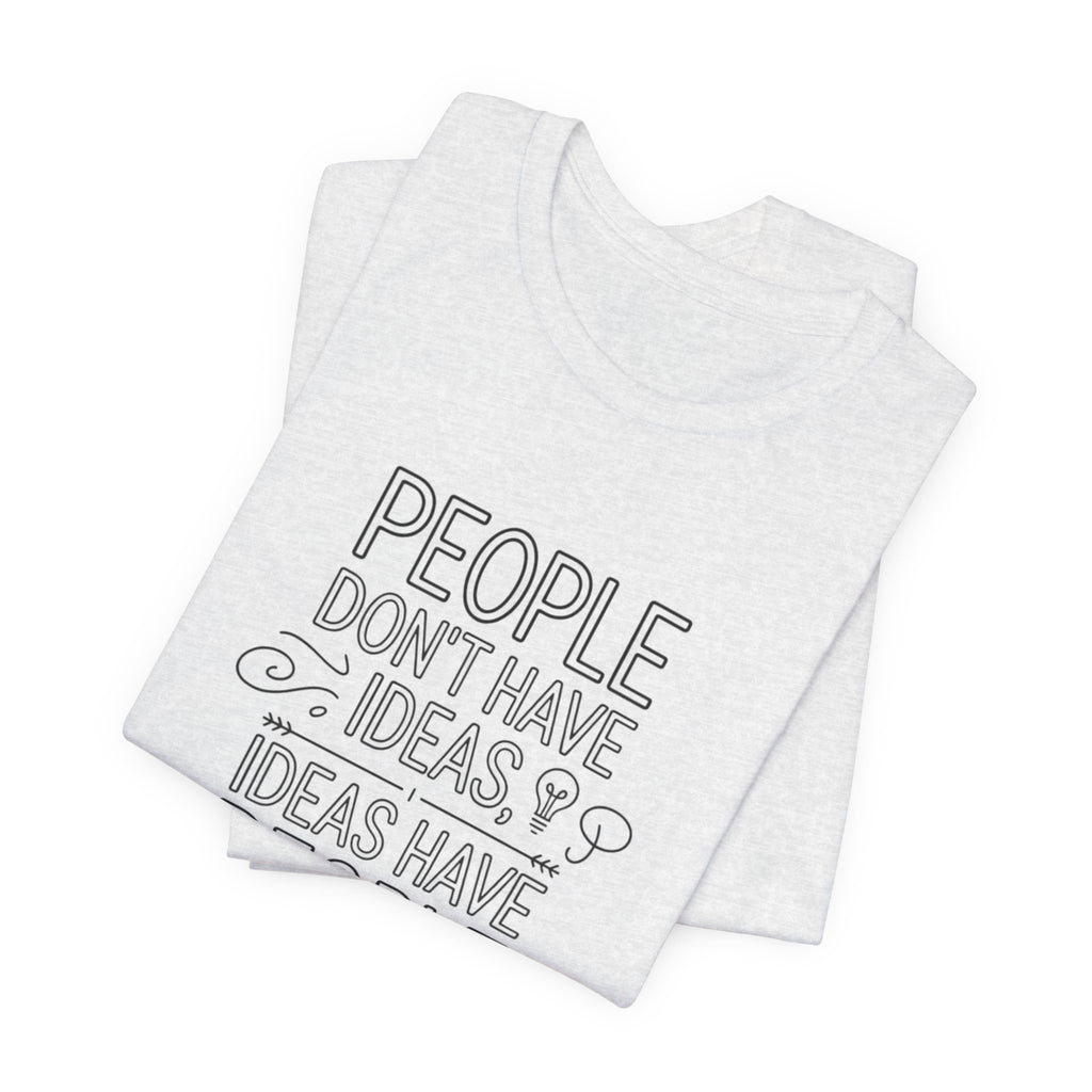 Carl Jung Tee, Creative Quote Tee: "People Don't Have Ideas, Ideas Have People" T-Shirt, Unisex Casual Wear, Gift for Friends, Thinkers, Creative [...]