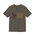 Give 'Em the Ole Dazzle Dazzle Cat T-Shirt | Retro Cat Illustration