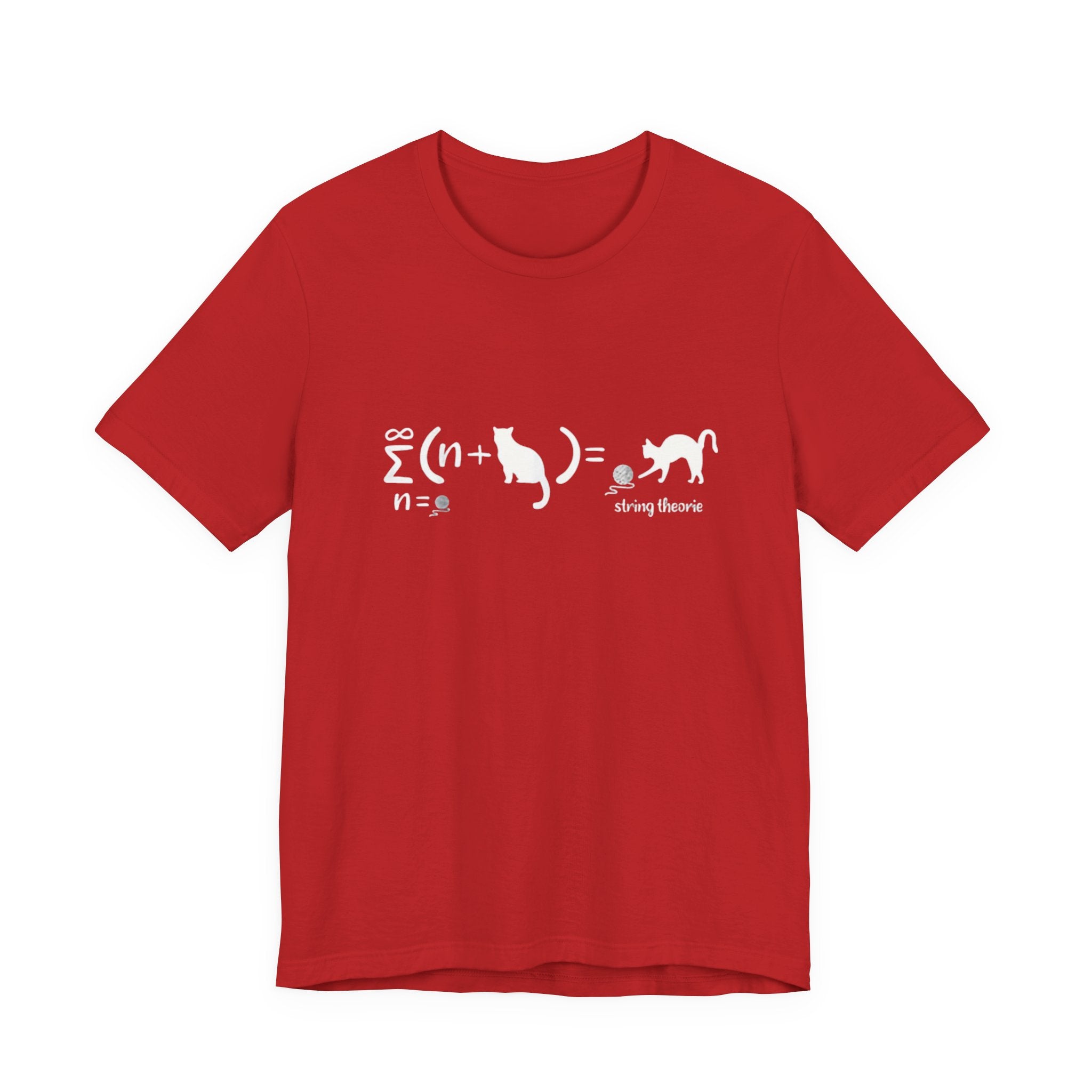 Cat String Theory T-Shirt | Math Physics Humor Tee