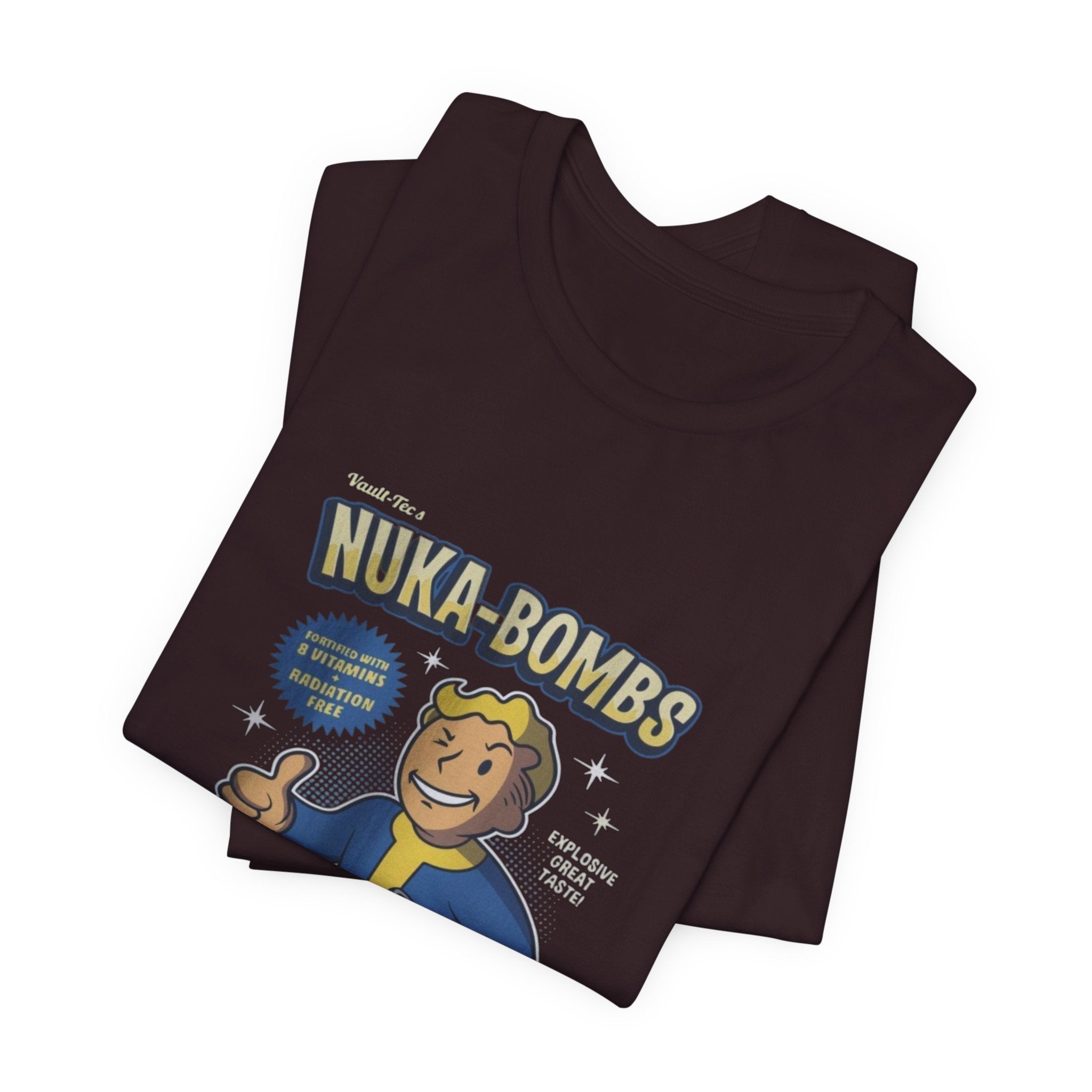 Vault Boy Nuka-Bombs Retro Gamer T‑Shirt, Fallout tee