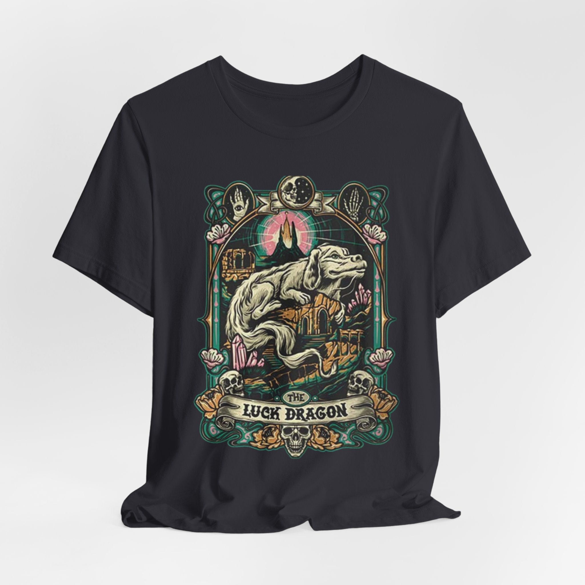 Luck Dragon T-Shirt — Vintage Fantasy Dragon Graphic Tee