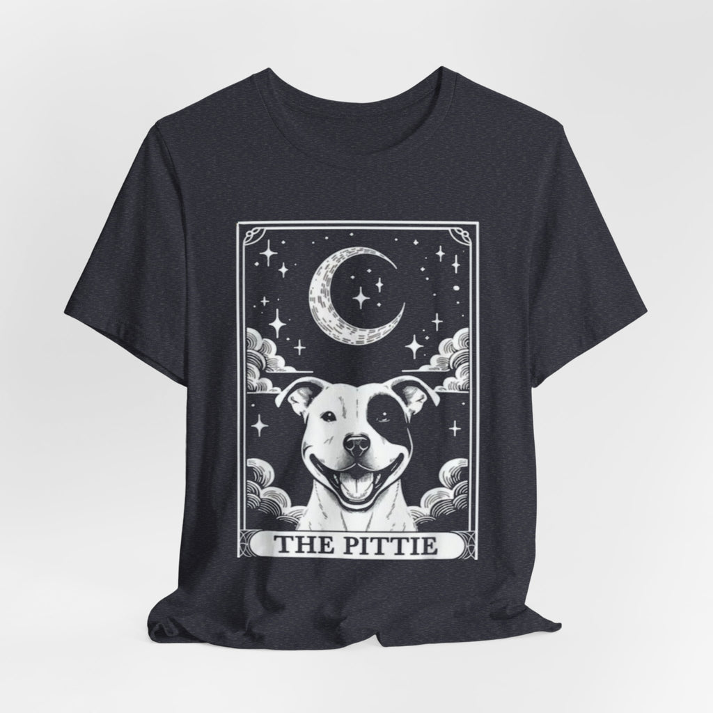 The Pittie Moon Illustration T-Shirt | Pitbull Dog Tee
