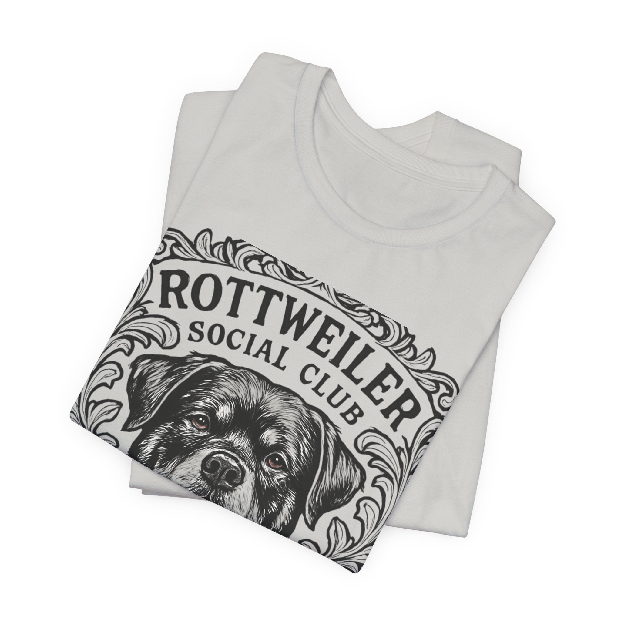 Rottweiler Social Club Tee - Unisex Jersey Short Sleeve T-Shirt for Dog Lovers, Casual Wear, Gift for Pet Owners, Dog Themed Apparel, [...]