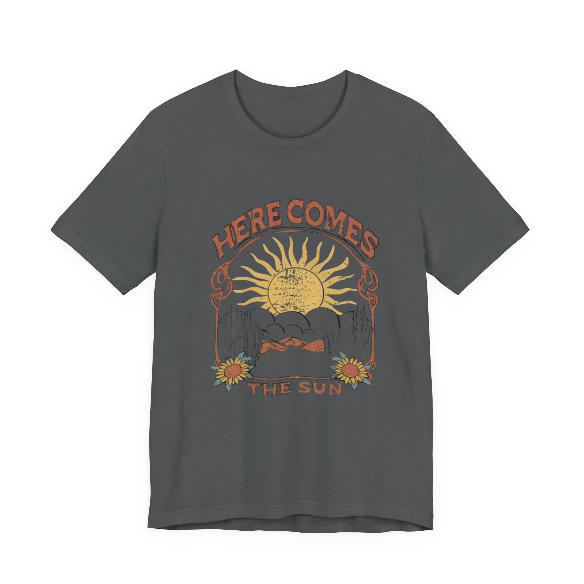 Here Comes The Sun t-shirt | Vintage Sunflower Graphic Tee