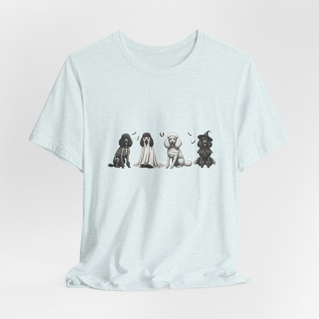 Poodle Halloween Shirt, Unisex Tee, Funny Dog Tshirt, Costume Top, Animal Lover Gift