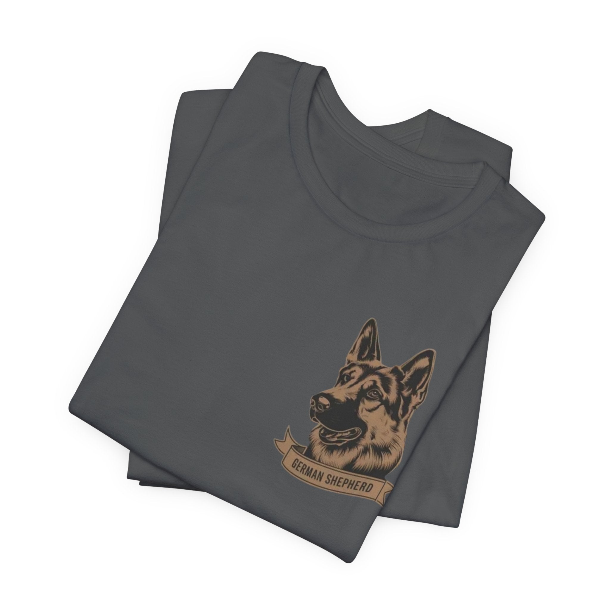 German Shepherd Portrait Tee — "Best Friend" Vintage Dog T-Shirt
