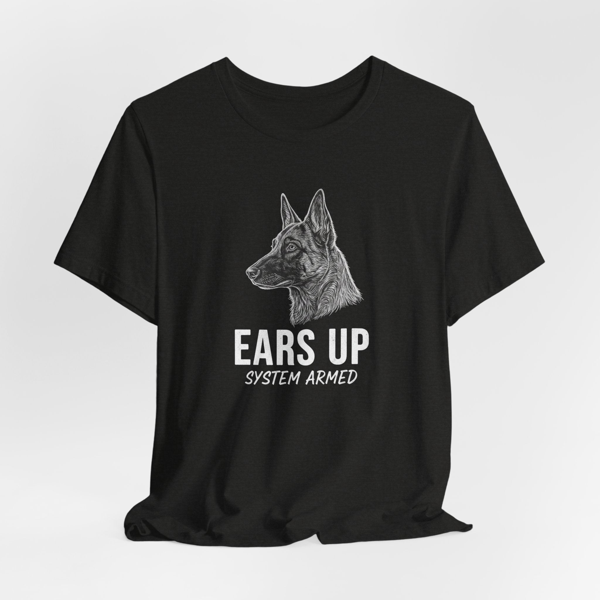 Belgian Malinios ears Up tee | Dog K9 Canine Shirt, Police K9 Design