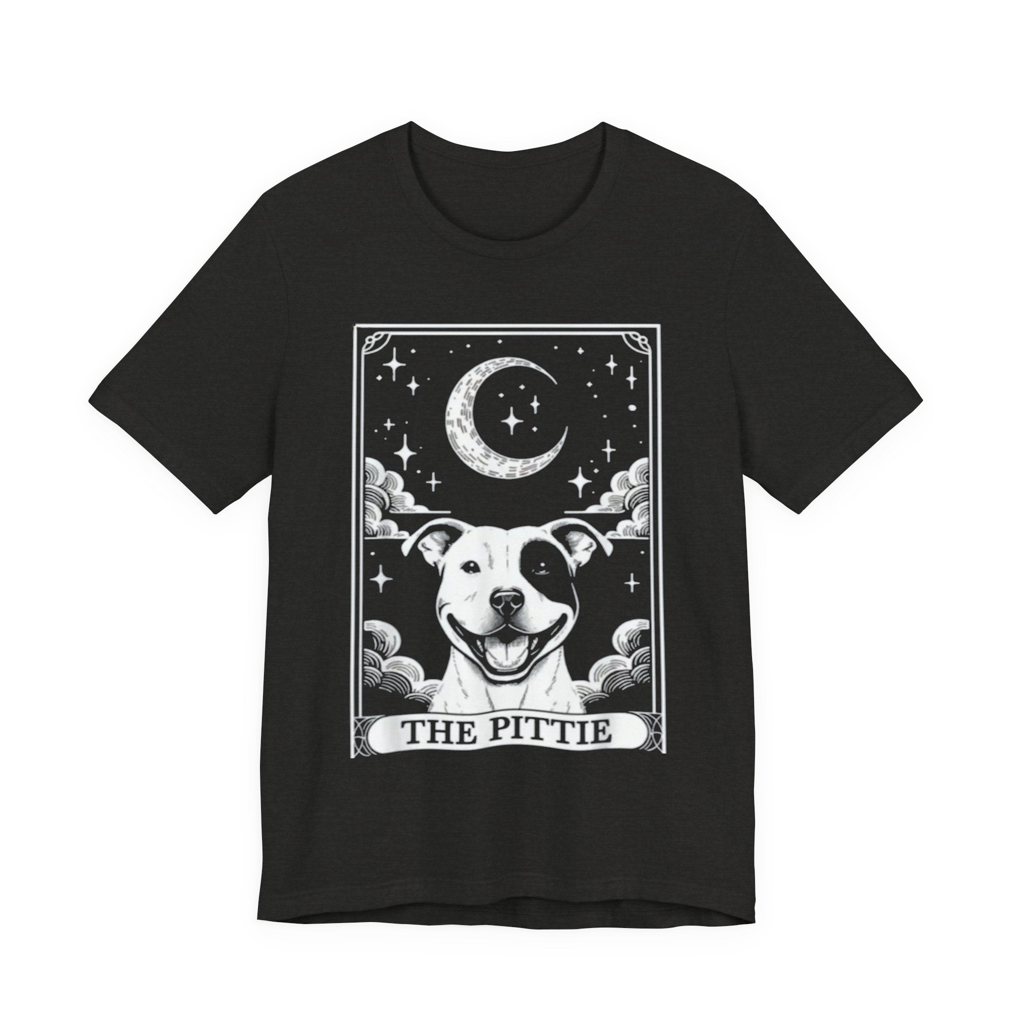 The Pittie Moon Illustration T-Shirt | Pitbull Dog Tee