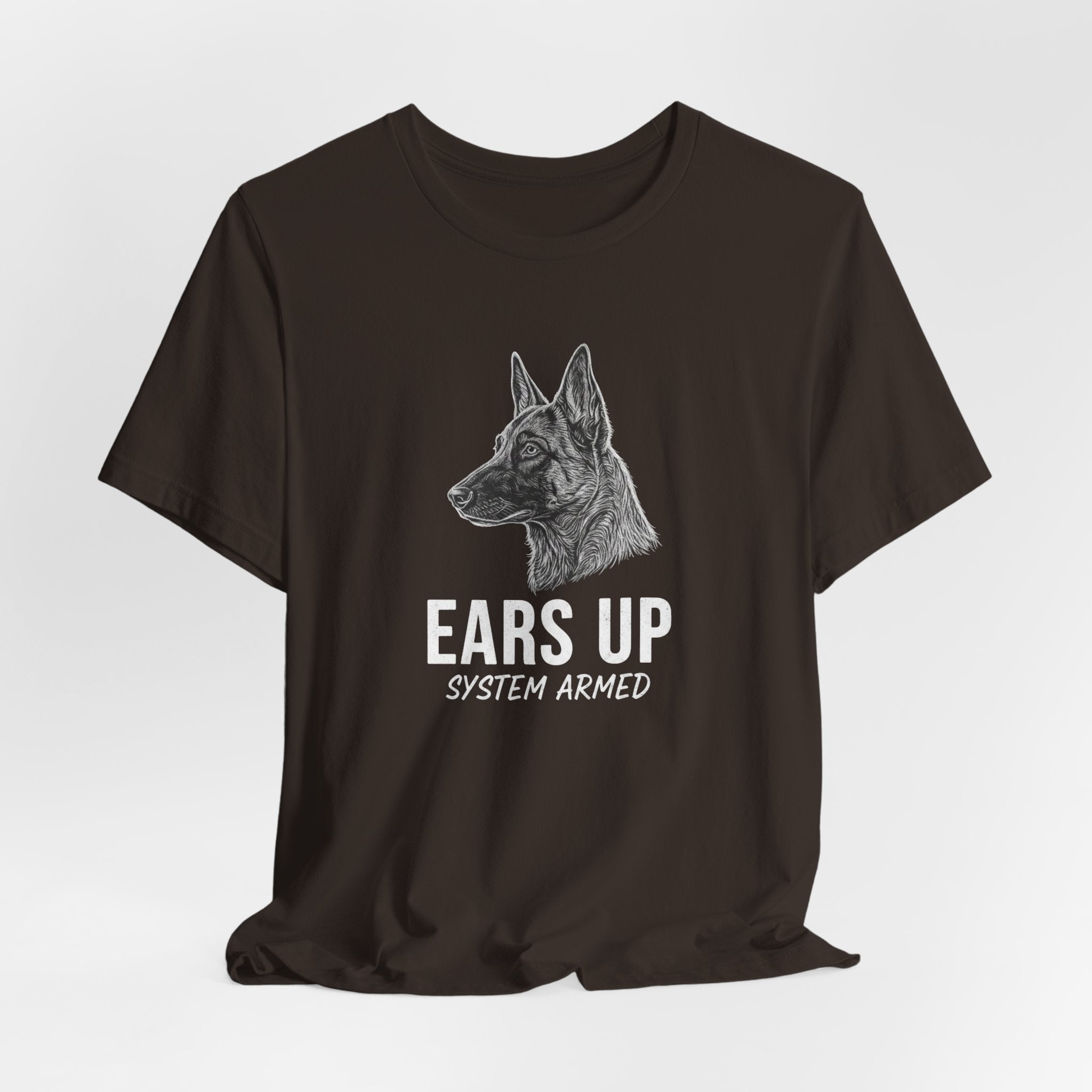 Belgian Malinios ears Up tee | Dog K9 Canine Shirt, Police K9 Design