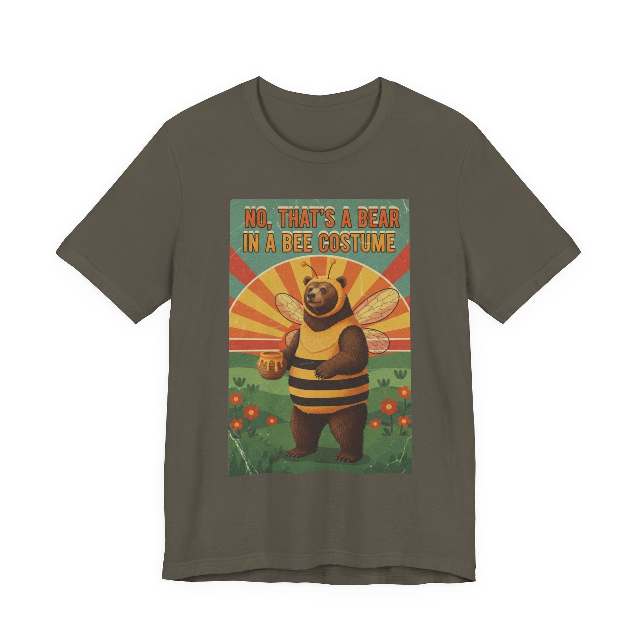 Bear in a Bee Costume T-Shirt | Vintage Bear Bee Illustration,  Best in show tee