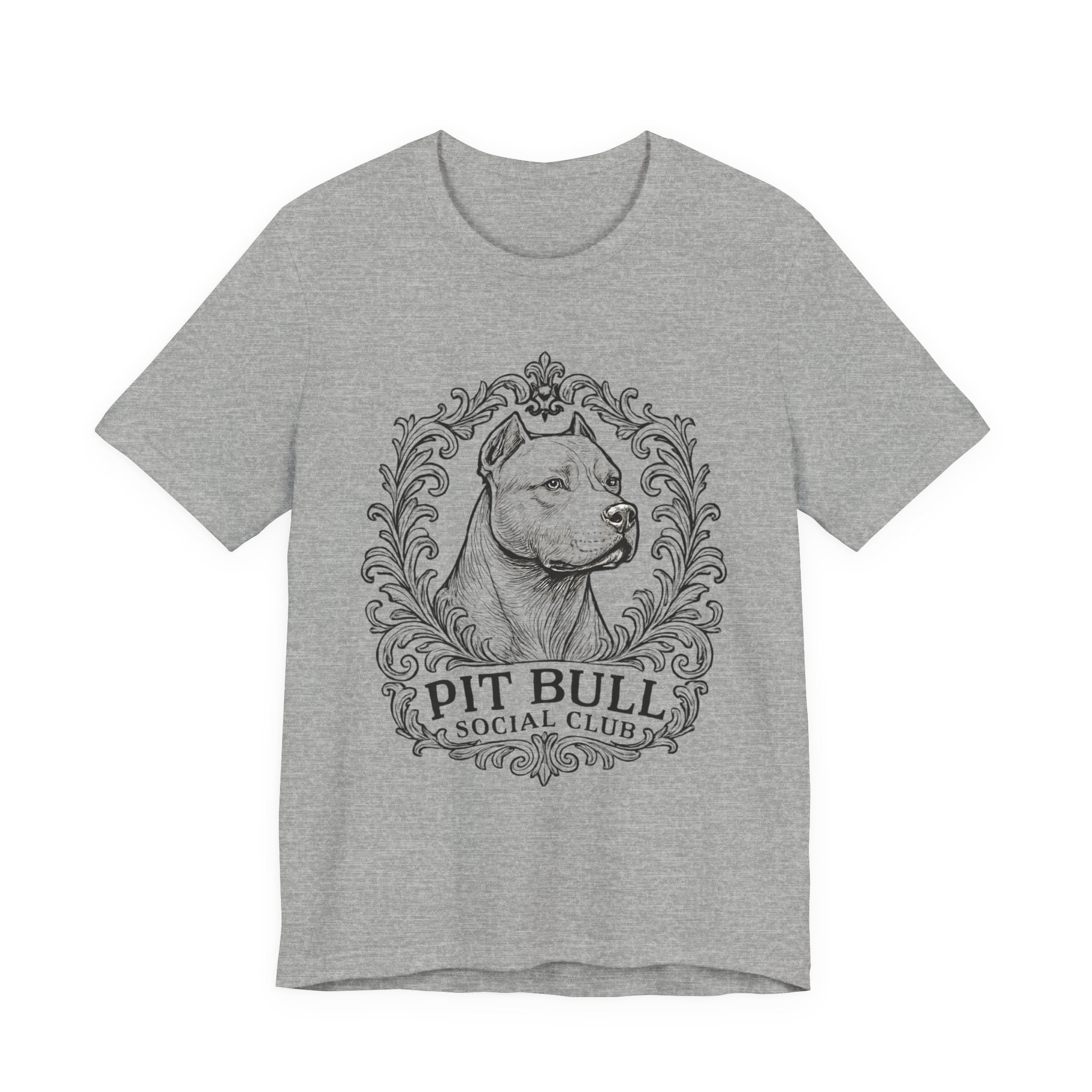 Pit Bull Social Club Tee - Unisex Jersey Short Sleeve Shirt, Dog Lover Gift, Pet Awareness Apparel, Animal Rescue Fundraiser, Casual Wear