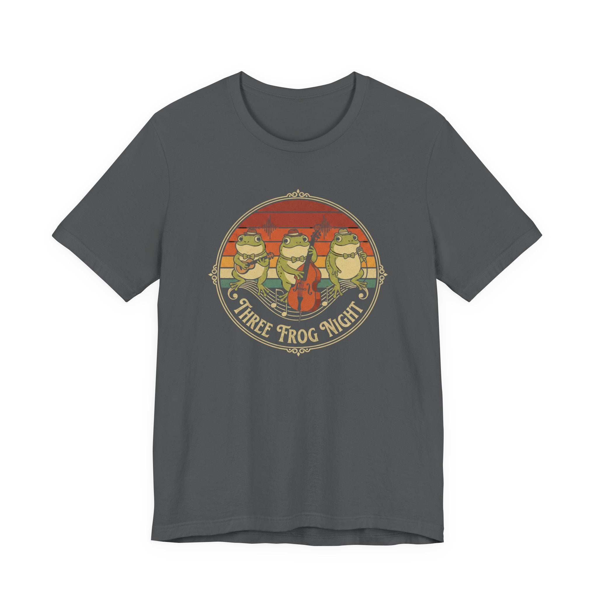 Three Frog Night T-Shirt | Retro Frog Band Graphic Tee