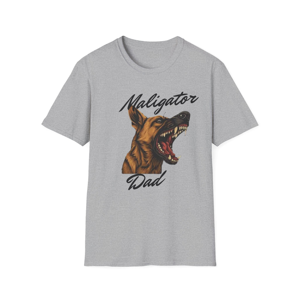 Maligator Dad T-Shirt — Funny Aggressive Alligator Dog Graphic Tee for Dads