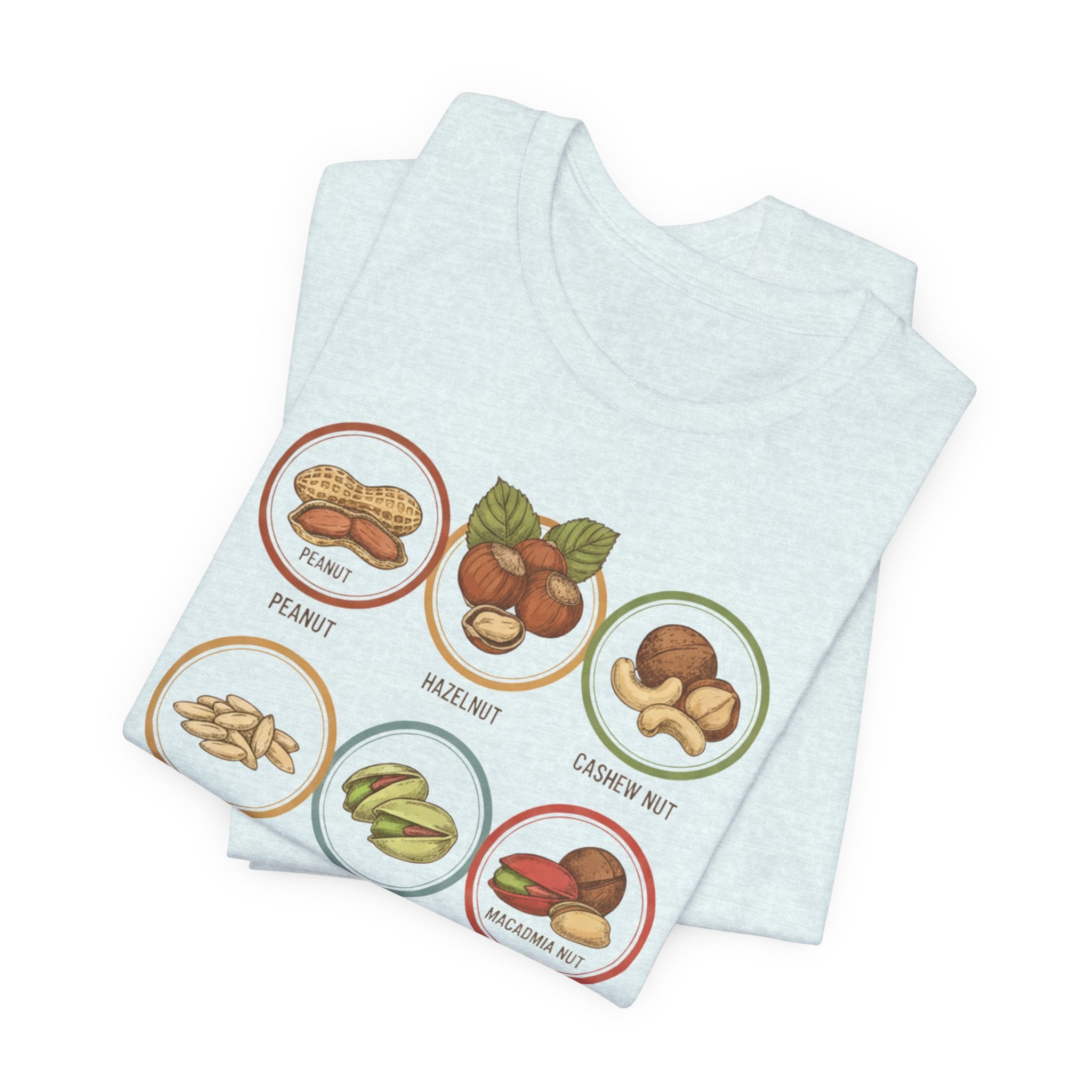 Tree Nut Food Icons T-Shirt | Funny tree nut shirt, Best in show tee, Illustrations