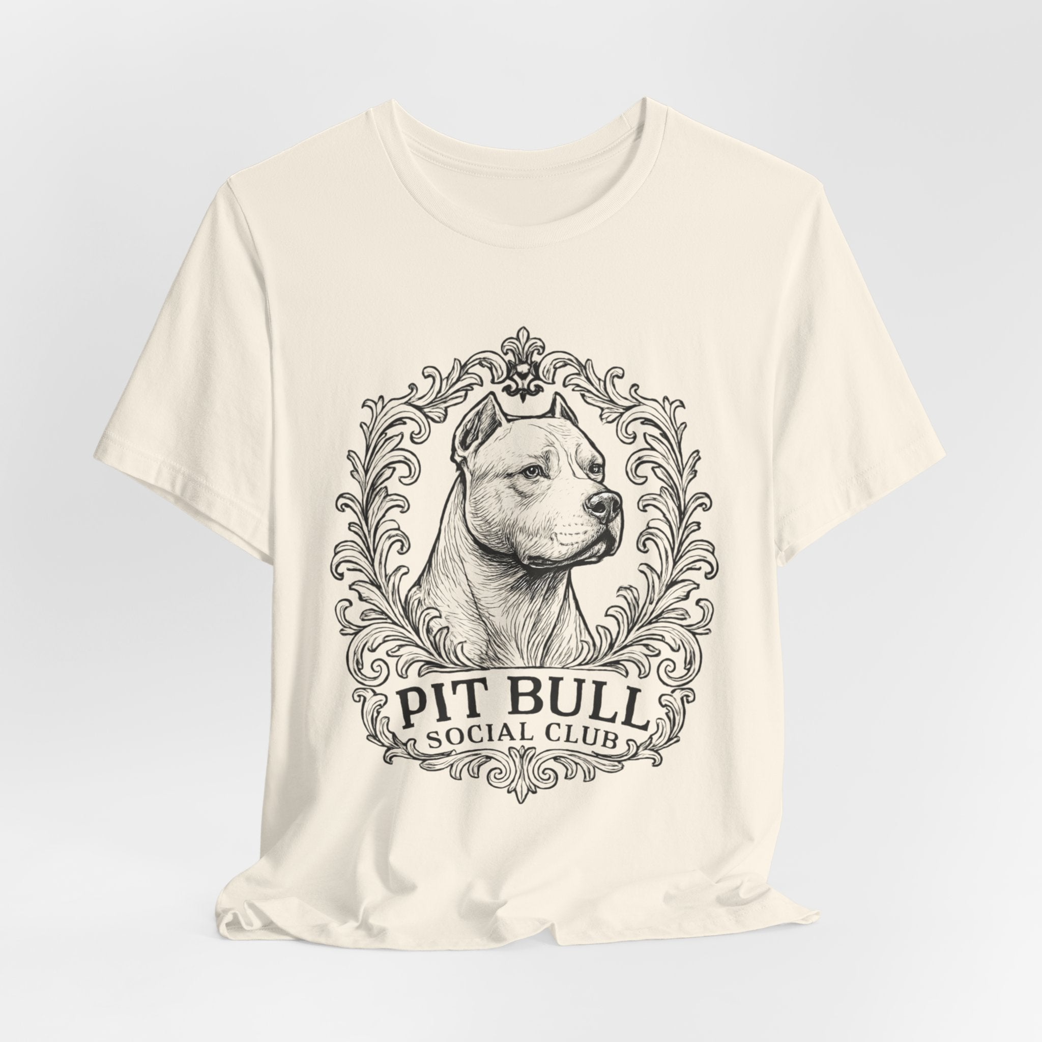 Pit Bull Social Club Tee - Unisex Jersey Short Sleeve Shirt, Dog Lover Gift, Pet Awareness Apparel, Animal Rescue Fundraiser, Casual Wear