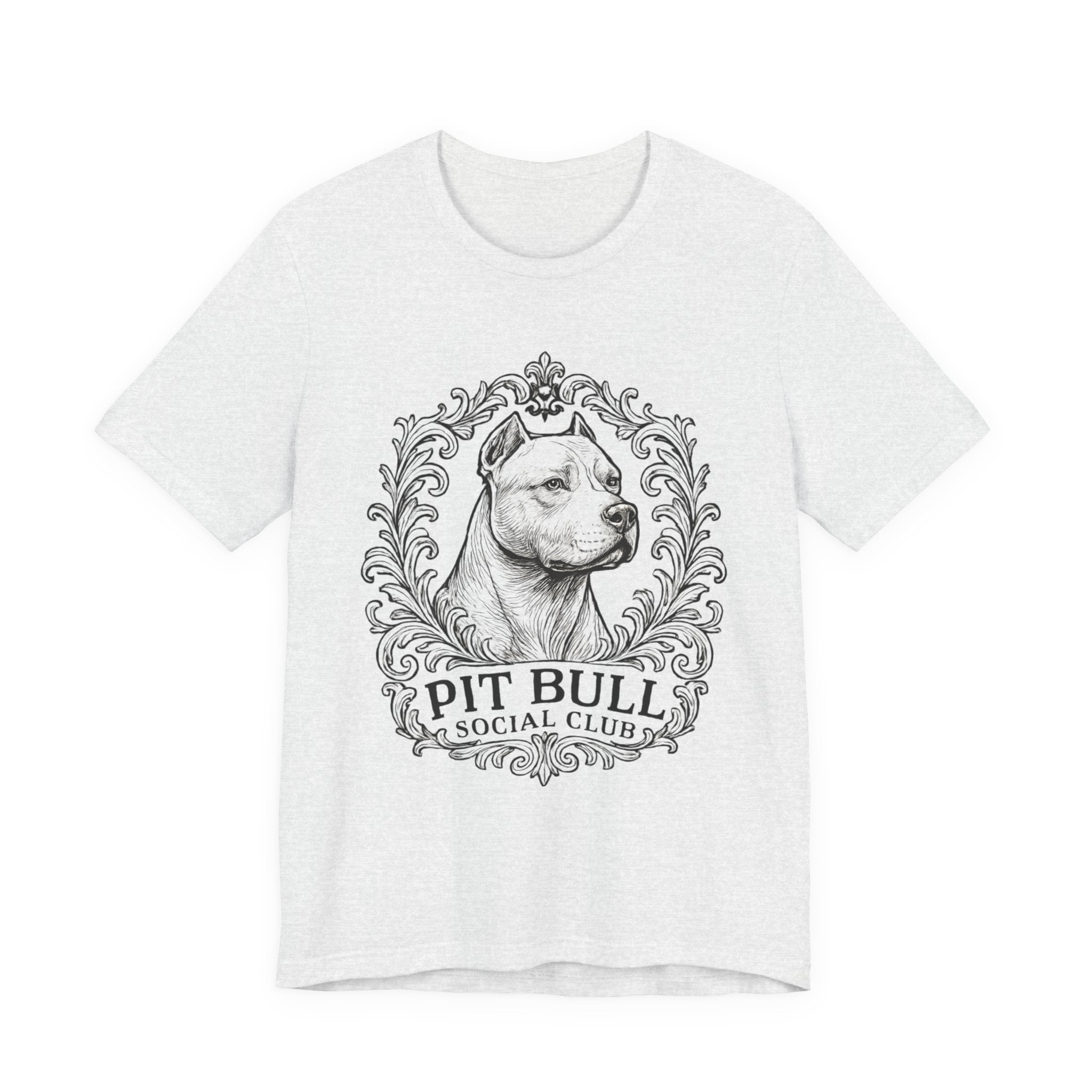 Pit Bull Social Club Tee - Unisex Jersey Short Sleeve Shirt, Dog Lover Gift, Pet Awareness Apparel, Animal Rescue Fundraiser, Casual Wear