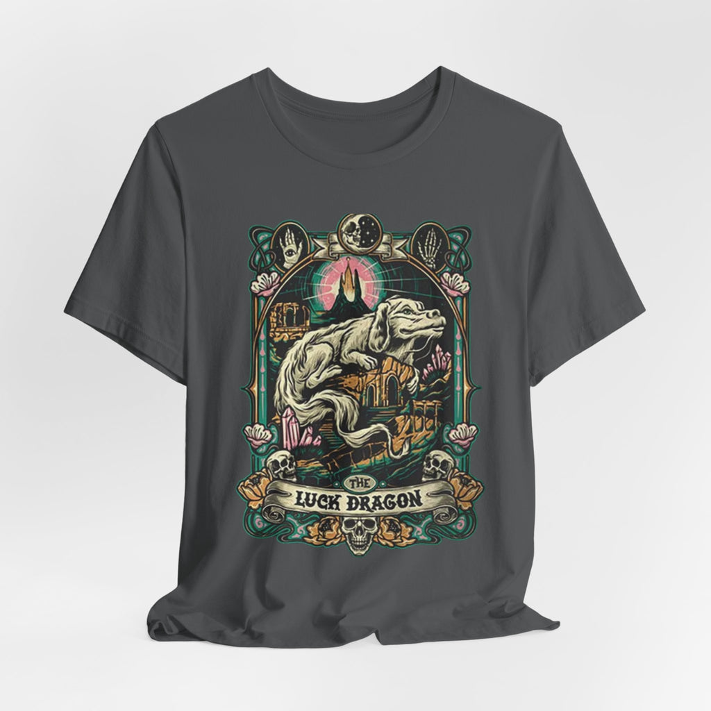 Luck Dragon T-Shirt — Vintage Fantasy Dragon Graphic Tee