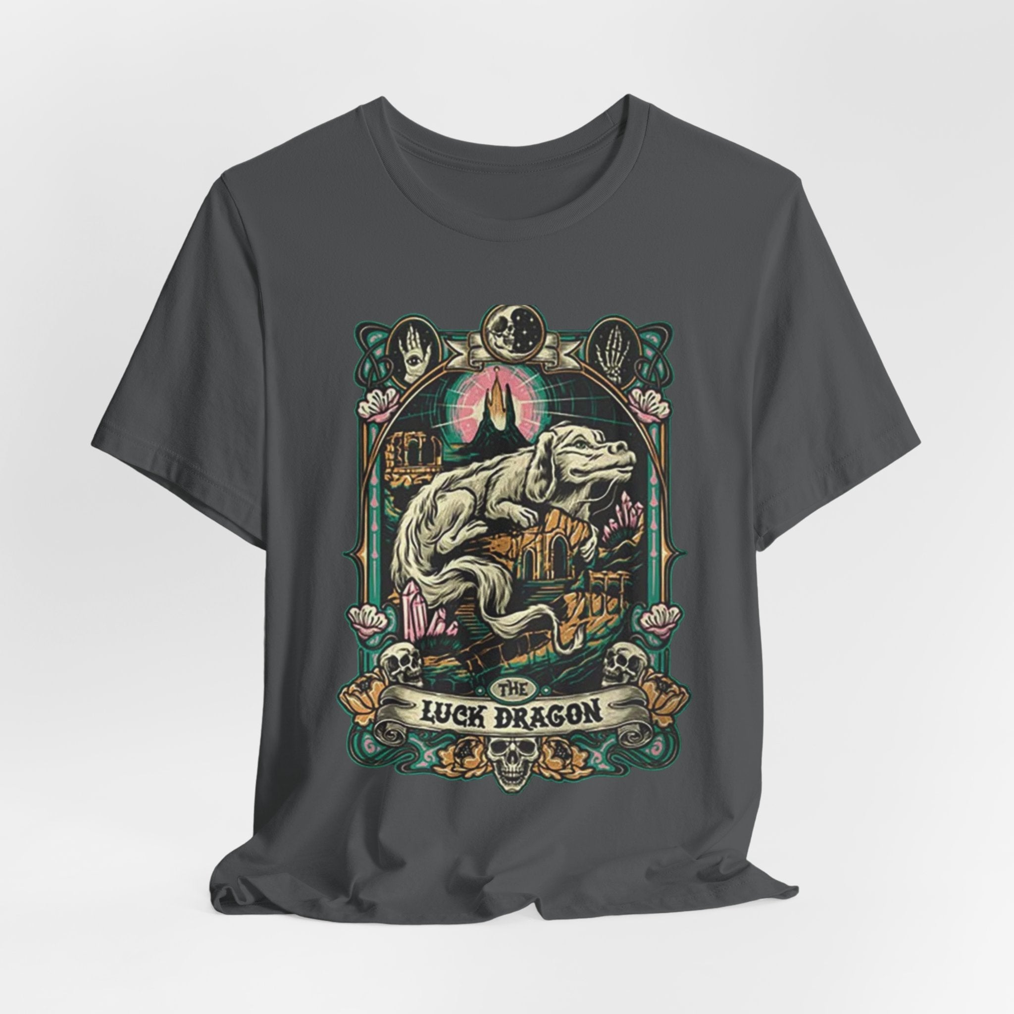 Luck Dragon T-Shirt — Vintage Fantasy Dragon Graphic Tee