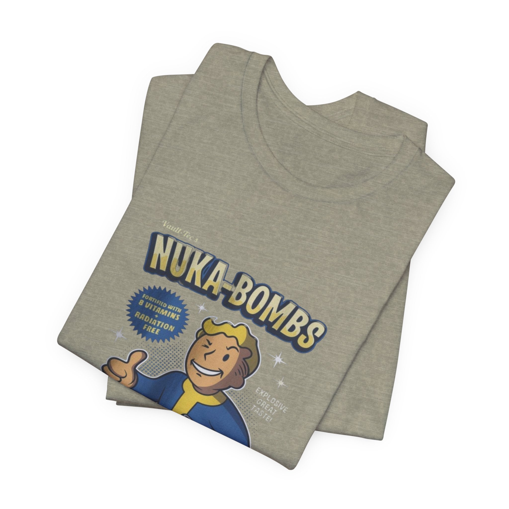 Vault Boy Nuka-Bombs Retro Gamer T‑Shirt, Fallout tee