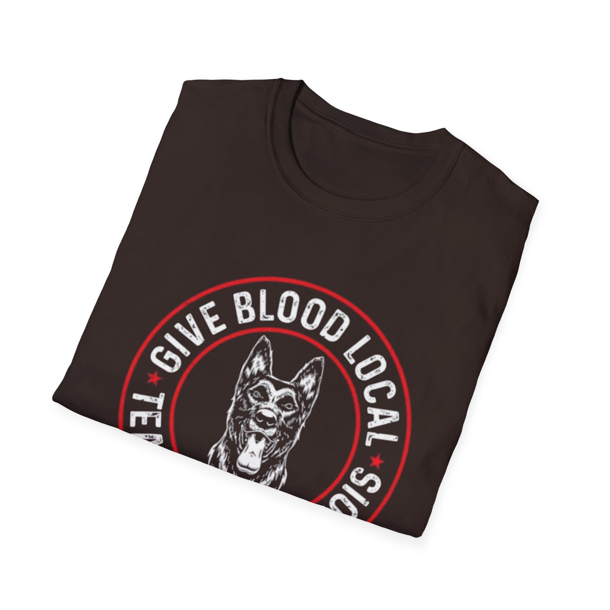 Belgian Malinios Tee, Blood Local Tease My Malinois T-Shirt | Malinois Dog Circle Logo