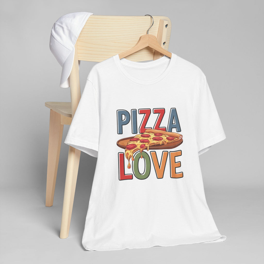 Pizza Love Unisex T-Shirt | Fun Foodie Tee, Casual Wear, Gift for Pizza Lovers, Unique Birthday Gift, Foodie Fashion