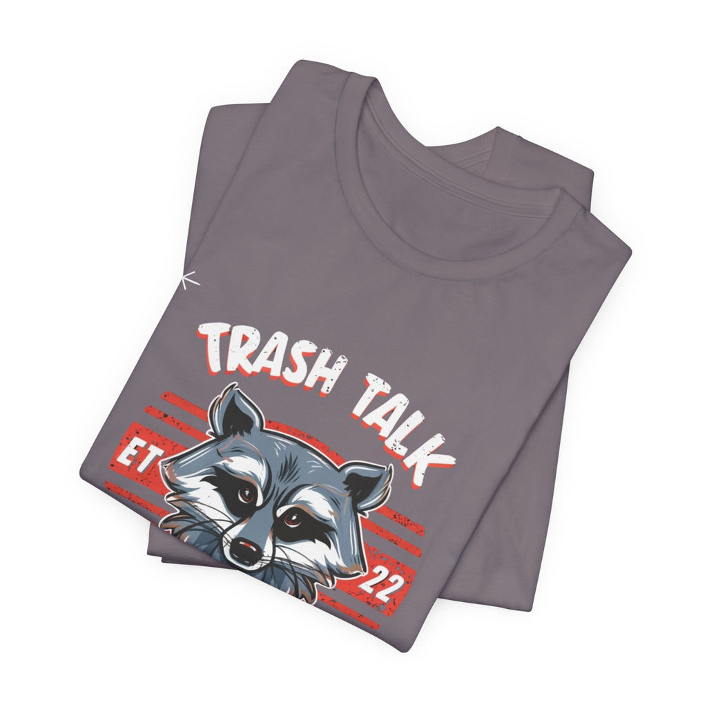 Funny Raccoon 'Trash Talk Champion' T-Shirt