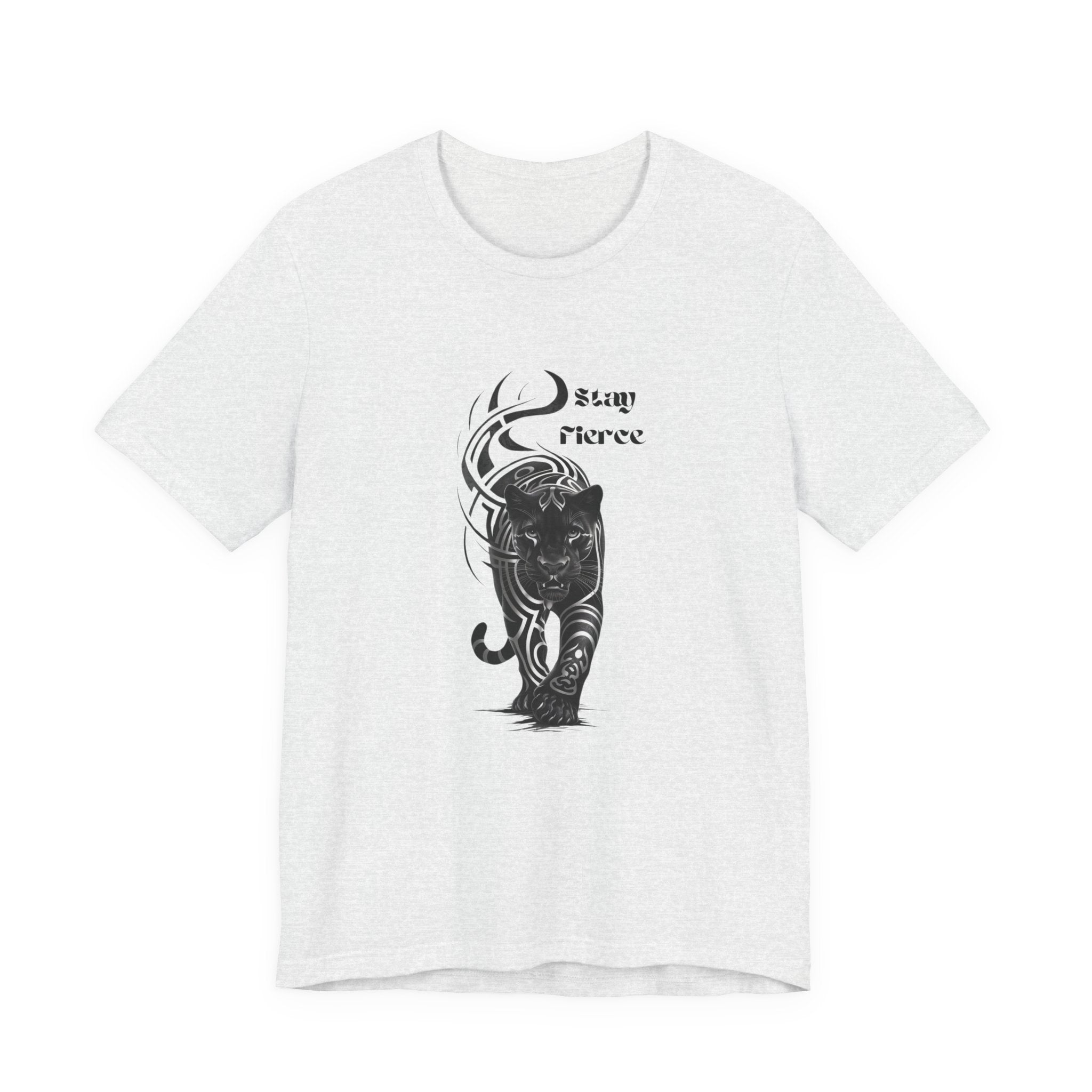Stay fierce, Black Panther Motivational Inspirational  Bella Canvas soft Unisex Jersey Short Sleeve Tee