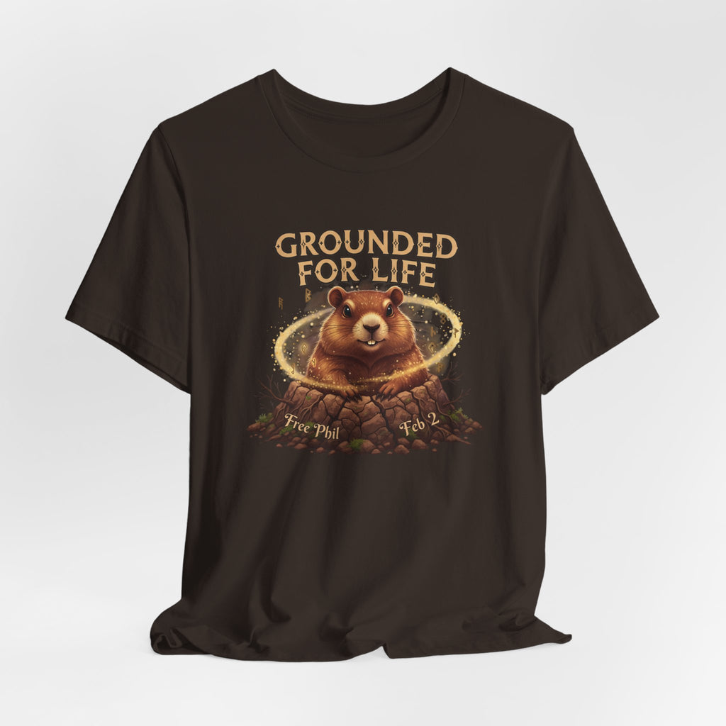 Grounded For Life Groundhog  tee | groundhog illustration shirtstration