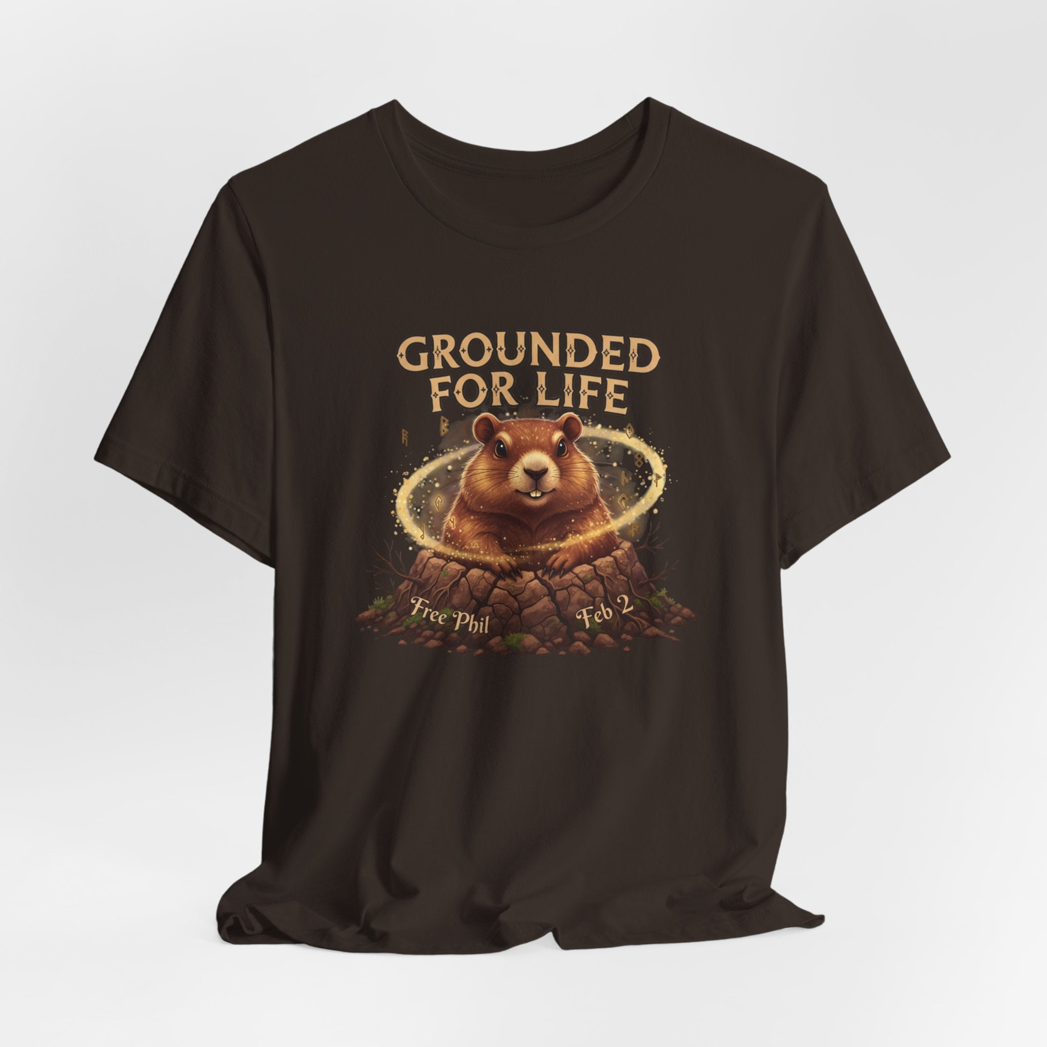 Grounded For Life Groundhog  tee | groundhog illustration shirtstration