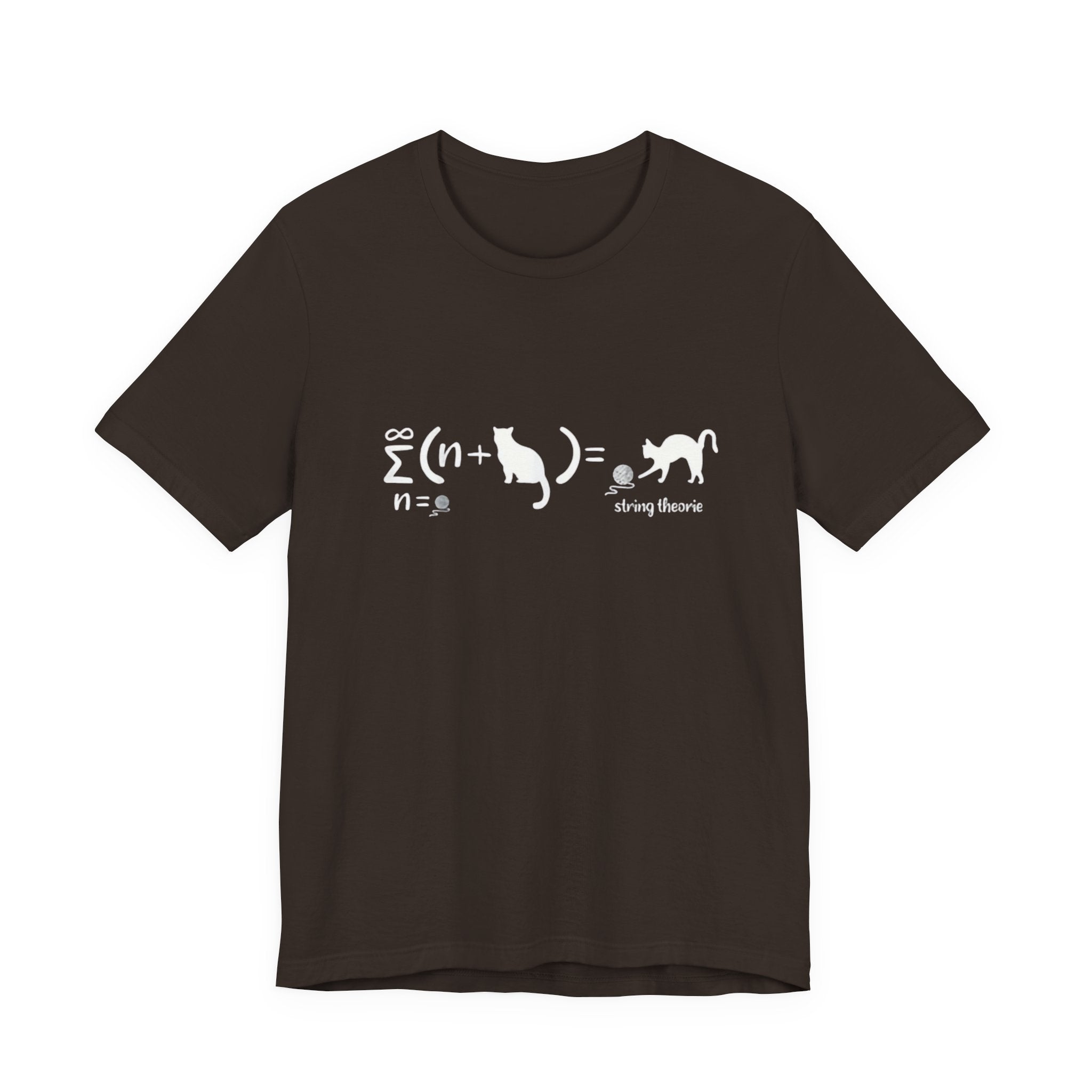 Cat String Theory T-Shirt | Math Physics Humor Tee