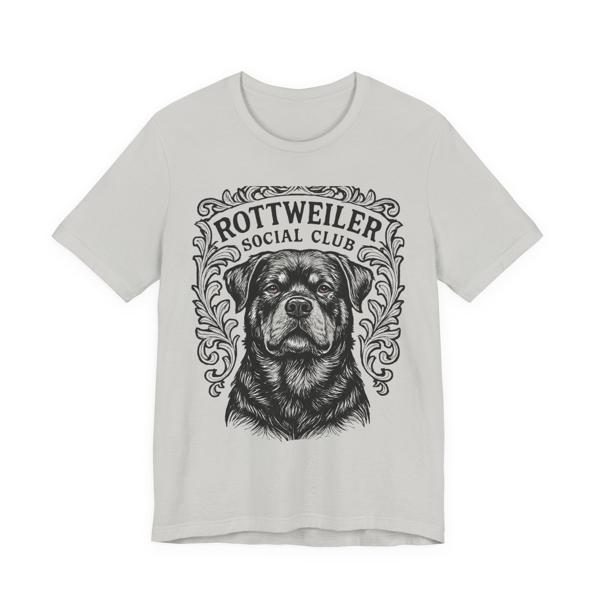 Rottweiler Social Club Tee - Unisex Jersey Short Sleeve T-Shirt for Dog Lovers, Casual Wear, Gift for Pet Owners, Dog Themed Apparel, [...]