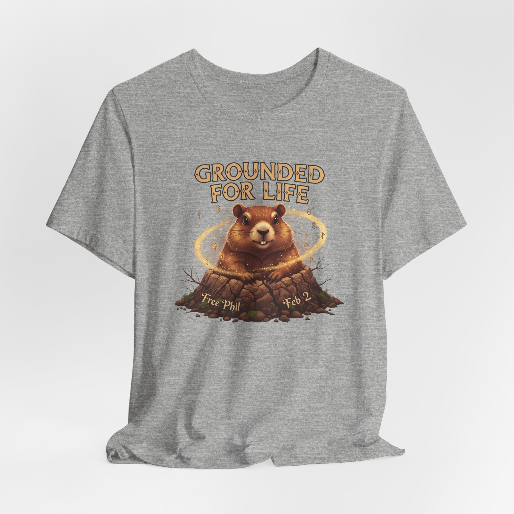 Grounded For Life Groundhog  tee | groundhog illustration shirtstration