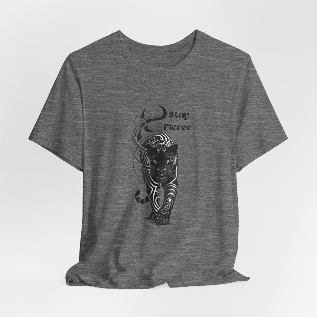 Stay fierce, Black Panther Motivational Inspirational  Bella Canvas soft Unisex Jersey Short Sleeve Tee