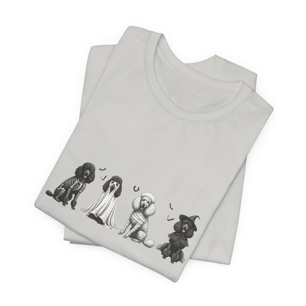 Poodle Halloween Shirt, Unisex Tee, Funny Dog Tshirt, Costume Top, Animal Lover Gift