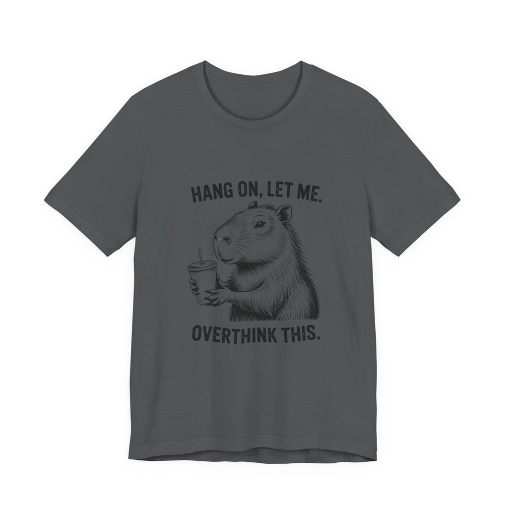 Overthink This Funny Capybara Tee, Humorous Unisex T-Shirt, Chill Gift for Friends, Perfect for Relaxed Daywear, Great for Birthdays, [...]