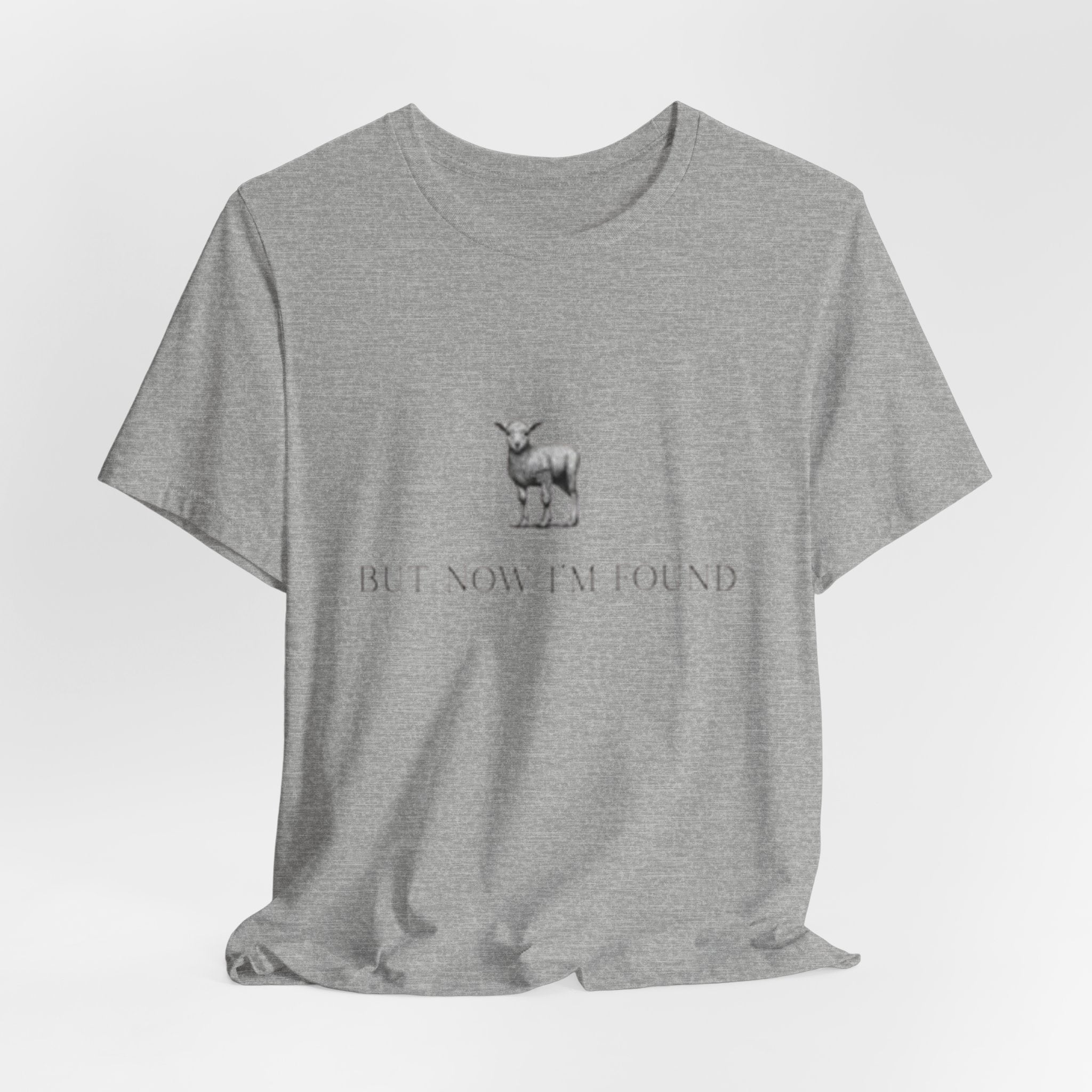 Lamb Illustration with "But Now I'm Found" Tee | christian tee, Jesus shirt, Spiritual shirt,