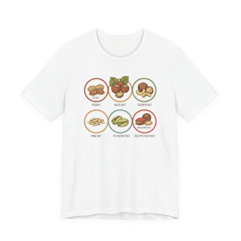 Tree Nut Food Icons T-Shirt | Funny tree nut shirt, Best in show tee, Illustrations
