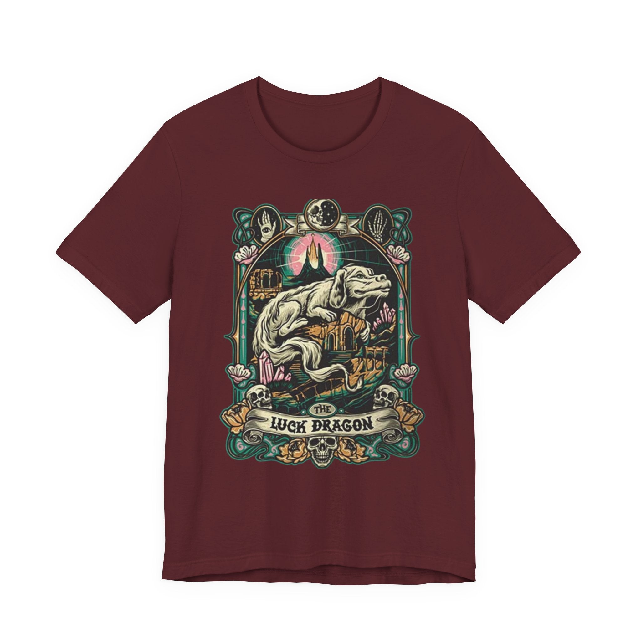 Luck Dragon T-Shirt — Vintage Fantasy Dragon Graphic Tee