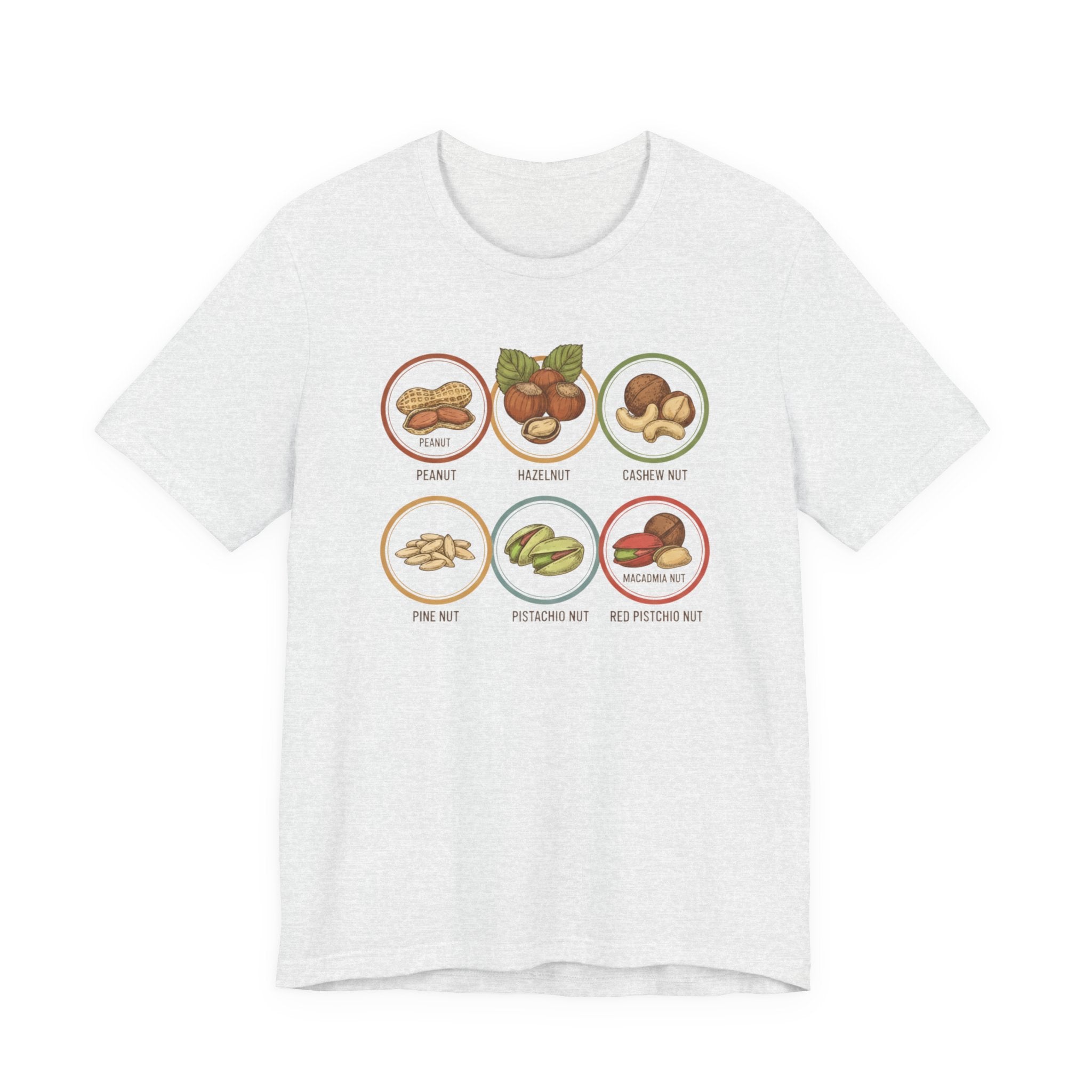 Tree Nut Food Icons T-Shirt | Funny tree nut shirt, Best in show tee, Illustrations