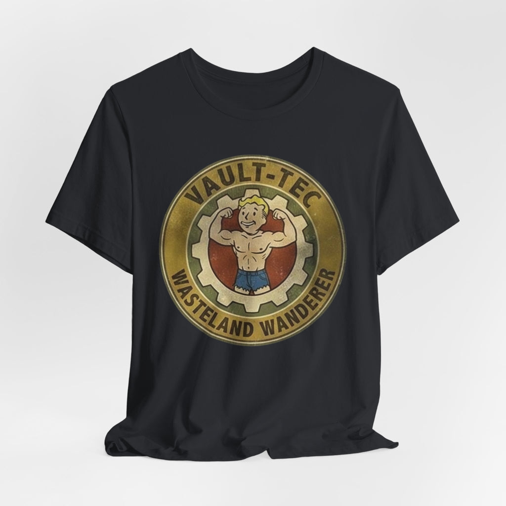 Wasteland Wanderer Tee — Vault‑Tec Retro Gaming T‑Shirt, Fallout Tee