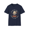 Cat Cauldron T-Shirt — "That’s it, you’re going in the soup" Vintage Witchy Graphic Tee