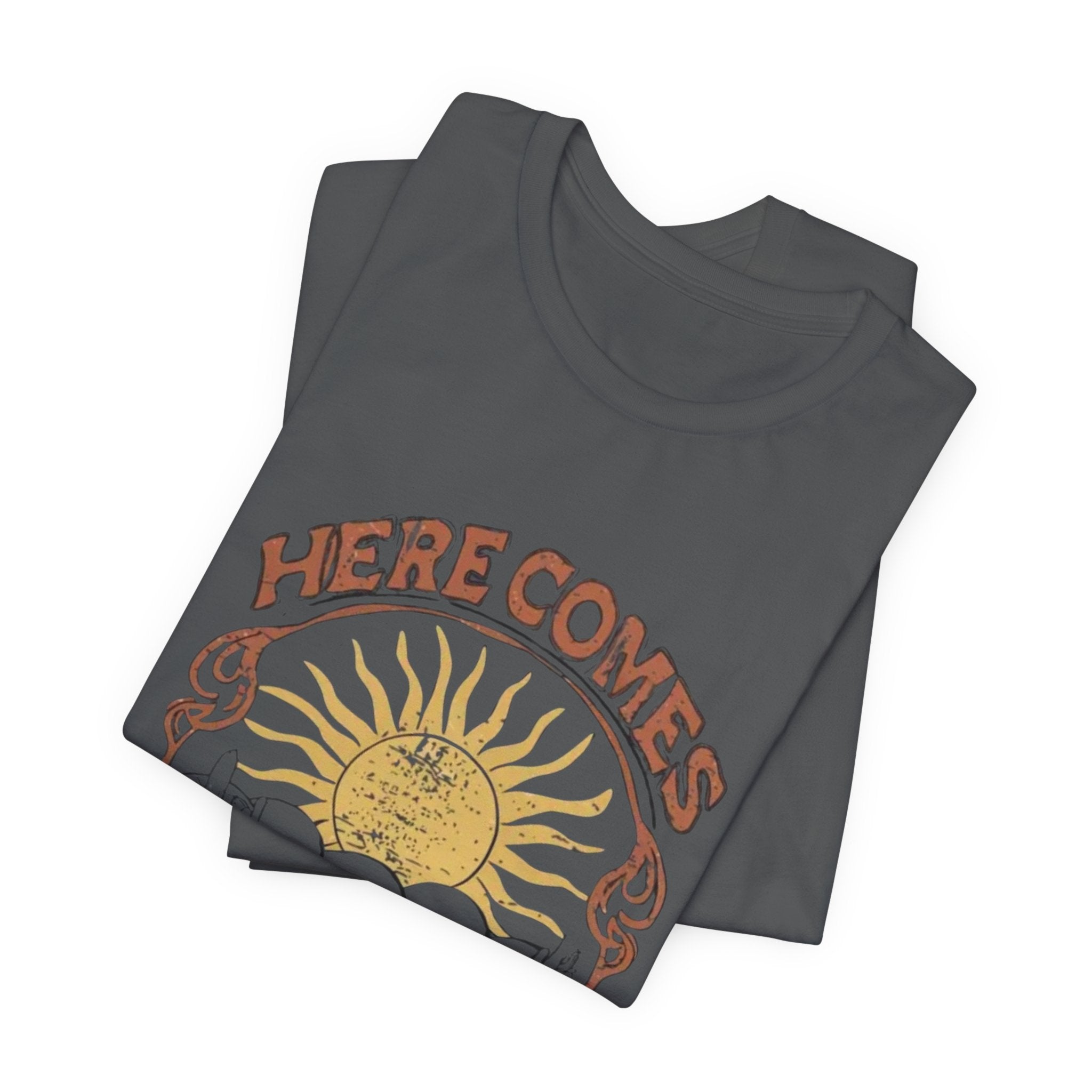 Here Comes The Sun t-shirt | Vintage Sunflower Graphic Tee
