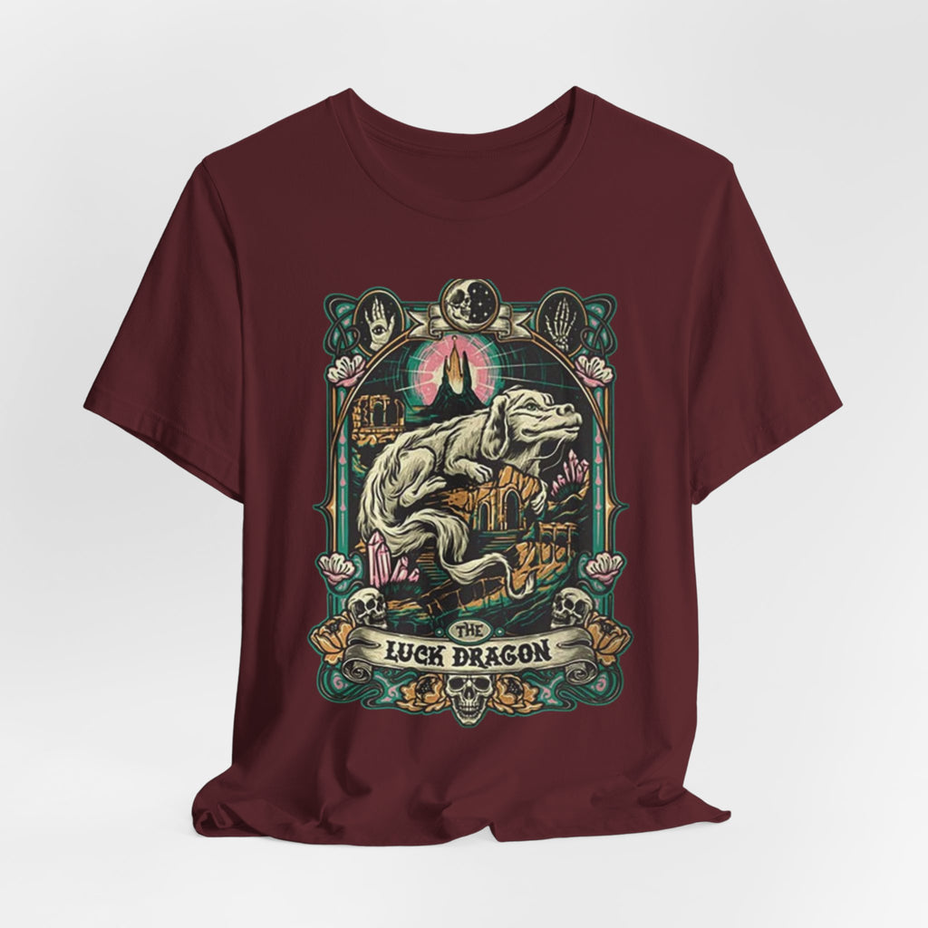 Luck Dragon T-Shirt — Vintage Fantasy Dragon Graphic Tee