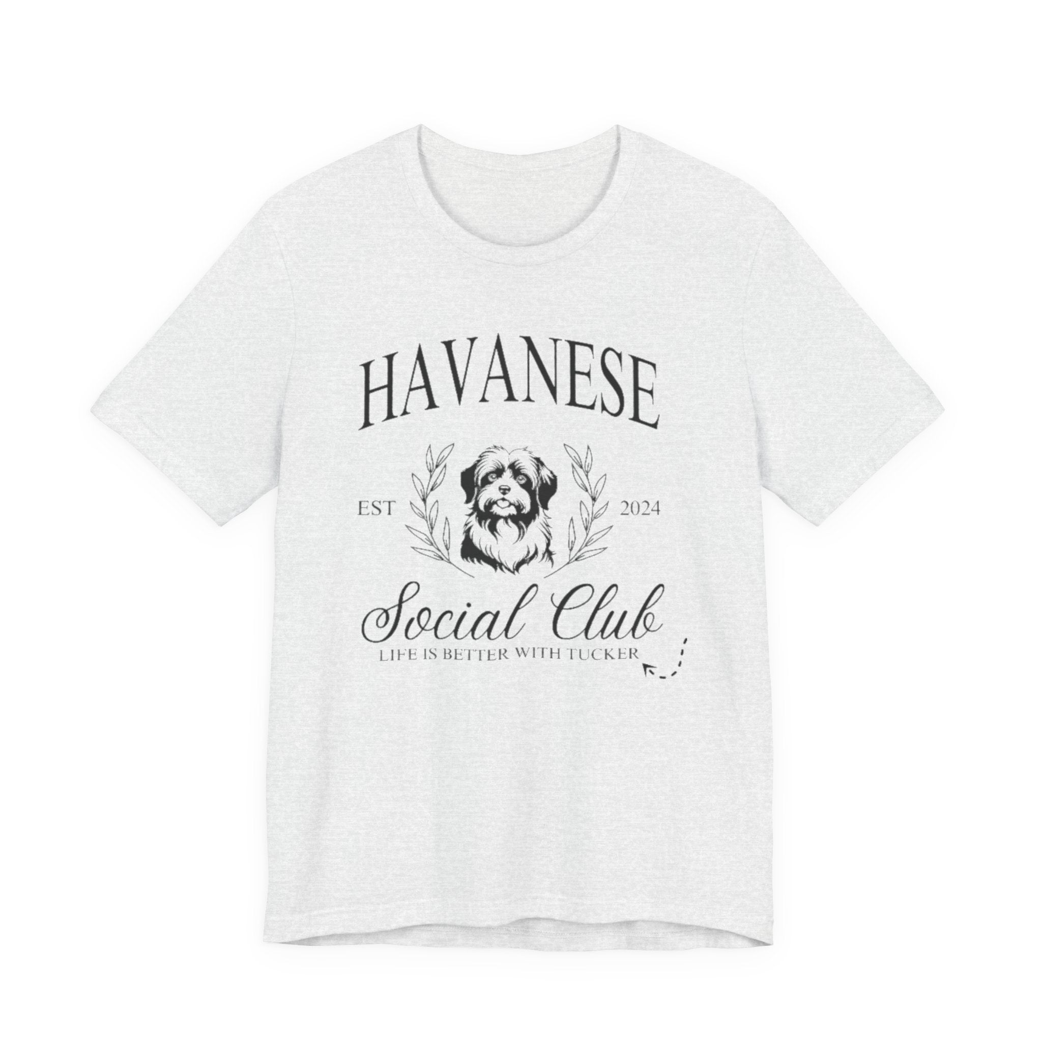 Havanese Social Club Tee, Cute Pet Lover Shirt, Dog Owner Gift, Birthday Gift, Casual Wear