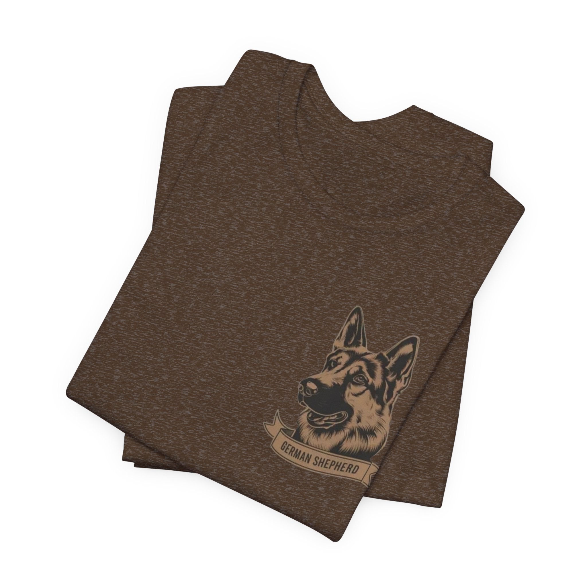 German Shepherd Portrait Tee — "Best Friend" Vintage Dog T-Shirt