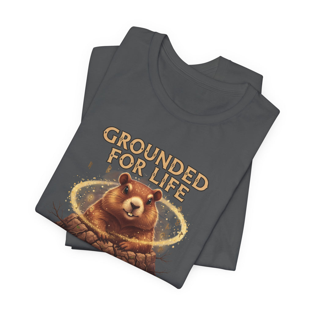 Grounded For Life Groundhog  tee | groundhog illustration shirtstration